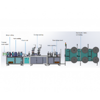 2020 popular China factory ultrasonic fold N95 face mask making machine