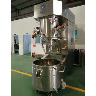 200L double planetary mixer with jacket cooling tank