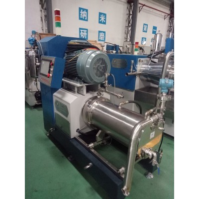 China good supplier 2019 new model 60L capacity high efficiency horiontal pin type nano ink bead mill